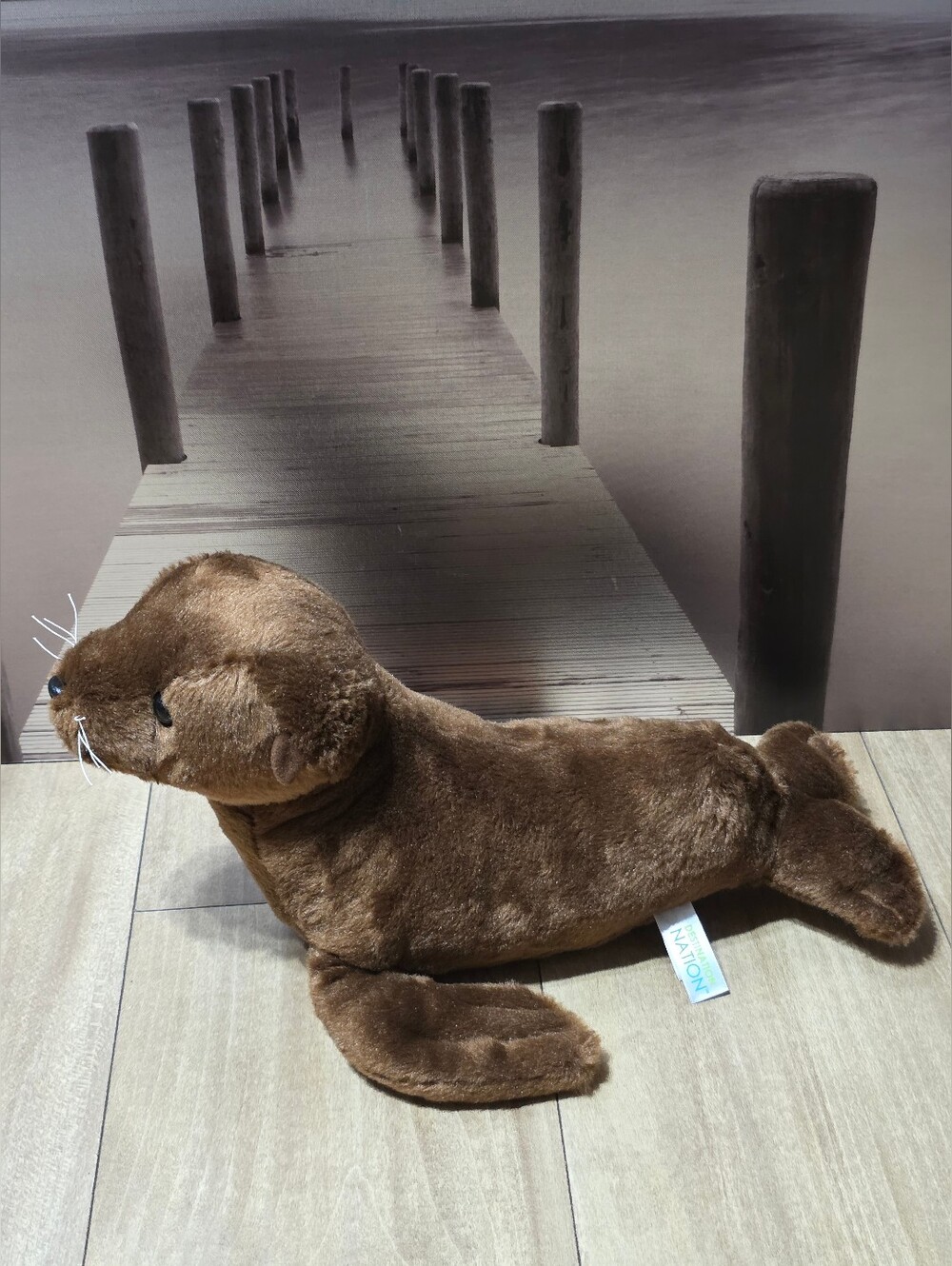 Sea Lion Destination Nation Soft Brown Seal Plush Toy - Kids Stuffed Animal